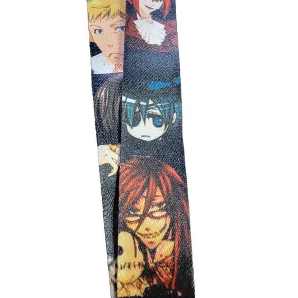 Black Butler Anime Lanyard Manga Kiroshitsuji Sebastian - Picture 2 of 6